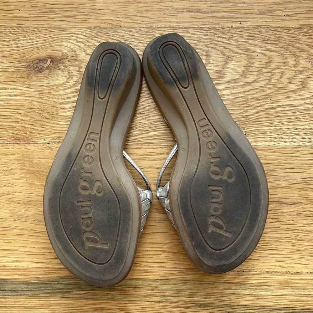 Paul Green Sandals in platinum metallic - Picture 3 of 6